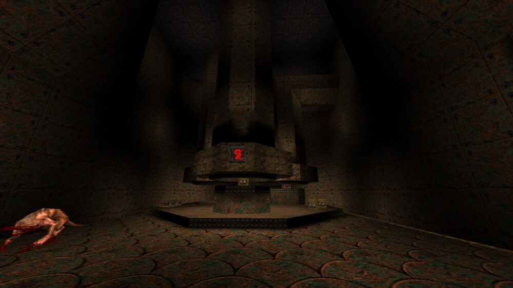 Screenshot of e3m5 from the original game.